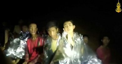 Meninos resgatados da caverna